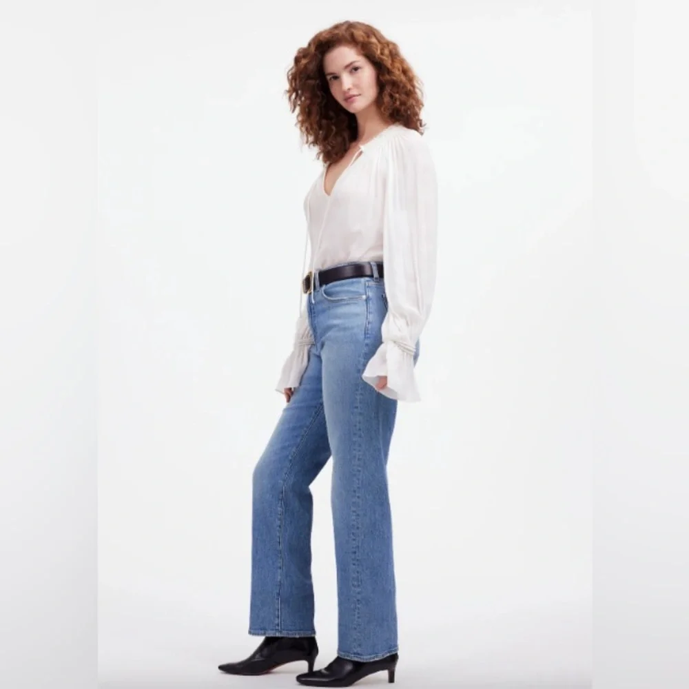 Madewell "Curvy 90's Straight" Jeans - Picture 4 of 11